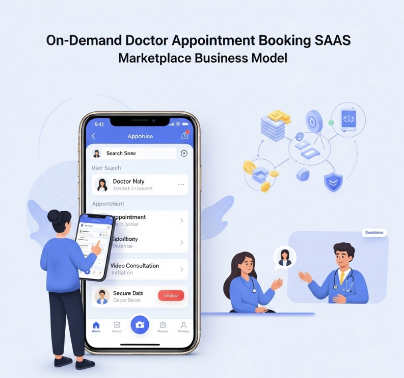 On-Demand Doctor Appointment Booking SAAS Marketplace Business Model